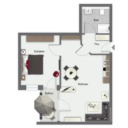 Daire Residenz Seestern 39